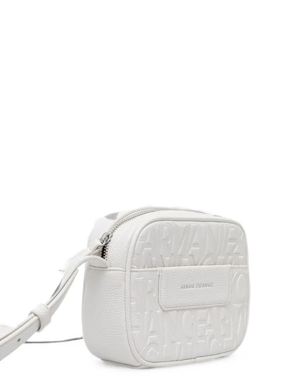 Armani Exchange Crossbodytas met logo-reliëf Wit