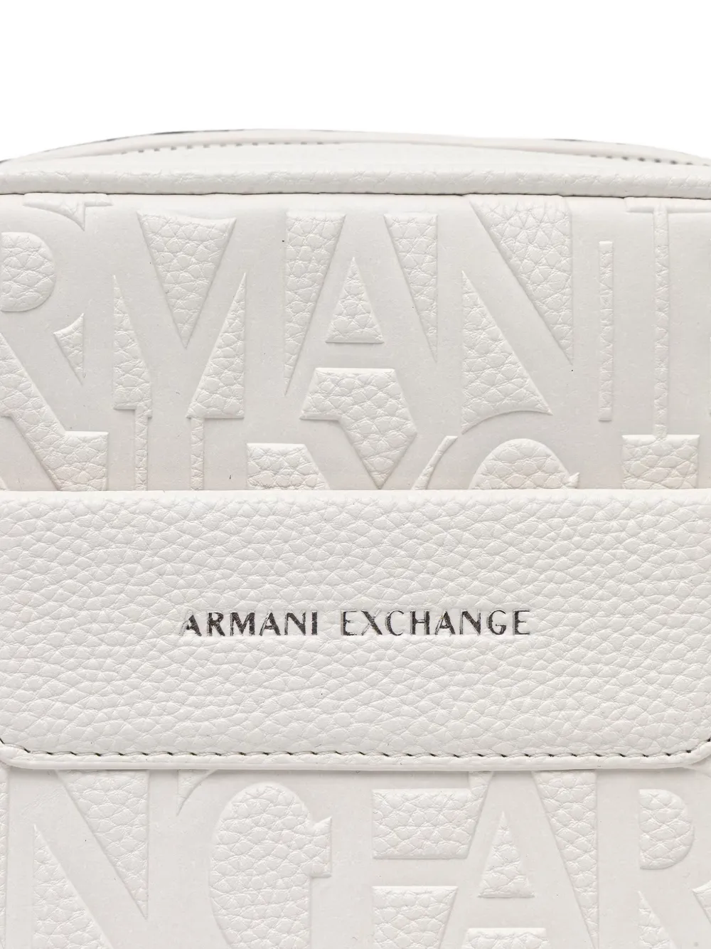 Armani Exchange Crossbodytas met logo-reliëf Wit