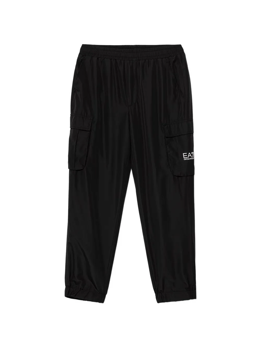 Ea7 Emporio Ar i Cargo broek met logoprint Zwart