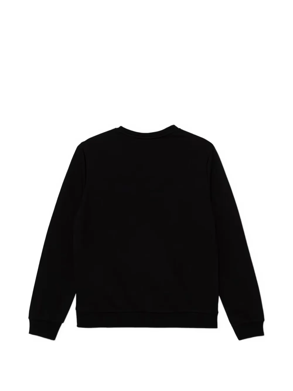 Ea7 Emporio Armani Katoenen sweater met logoprint Zwart