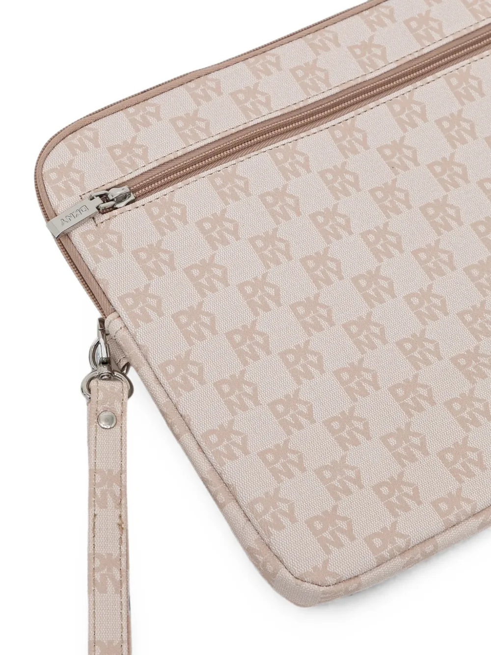 DKNY Laptoptas met logoprint Roze