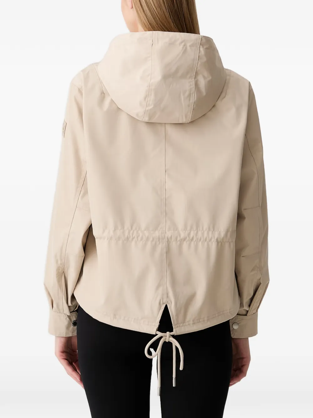 DKNY Jack met capuchon en trekkoord Beige