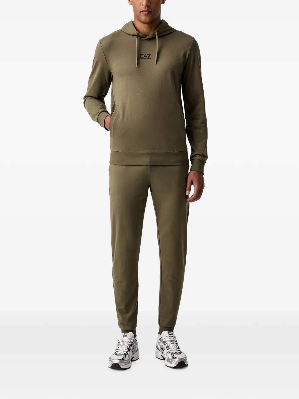 Ea7 Emporio Armani Tuta sportiva con stampa - Verde