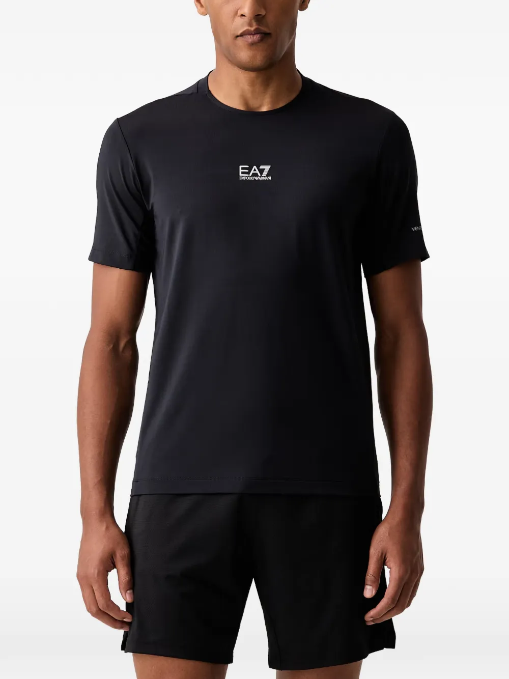 Ea7 Emporio Armani T-shirt con logo - Blu