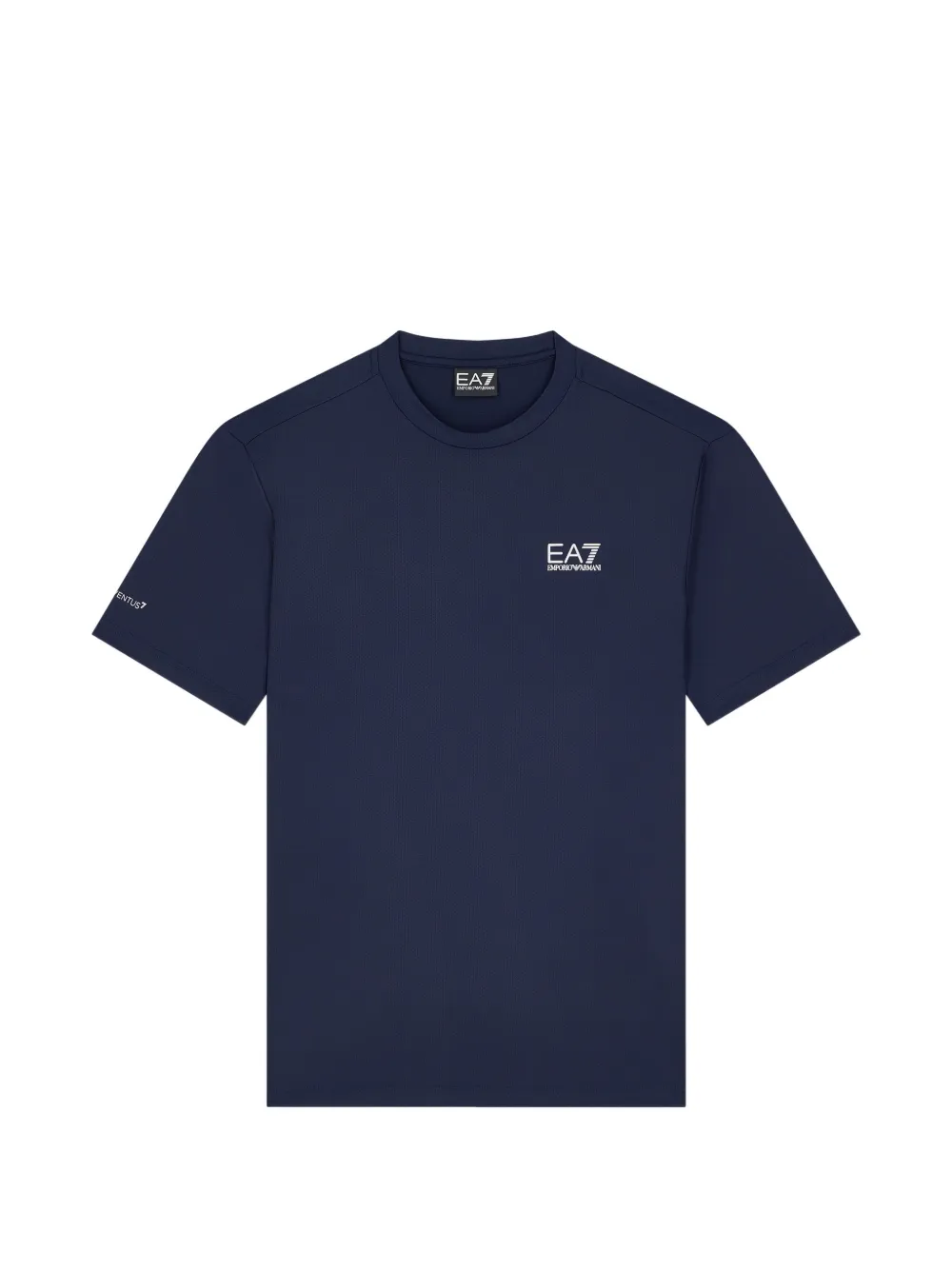 Ea7 Emporio Armani T-shirt met logoprint Blauw