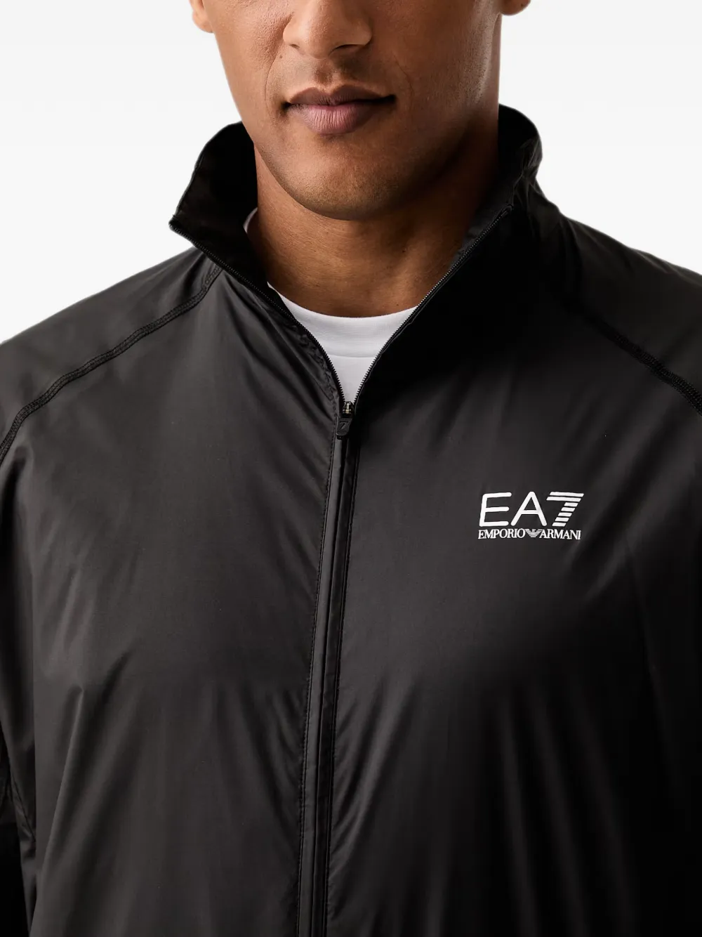 Ea7 Emporio Armani Trainingspak met logoprint Zwart