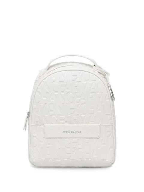 Armani Exchange logo-embossed backpack