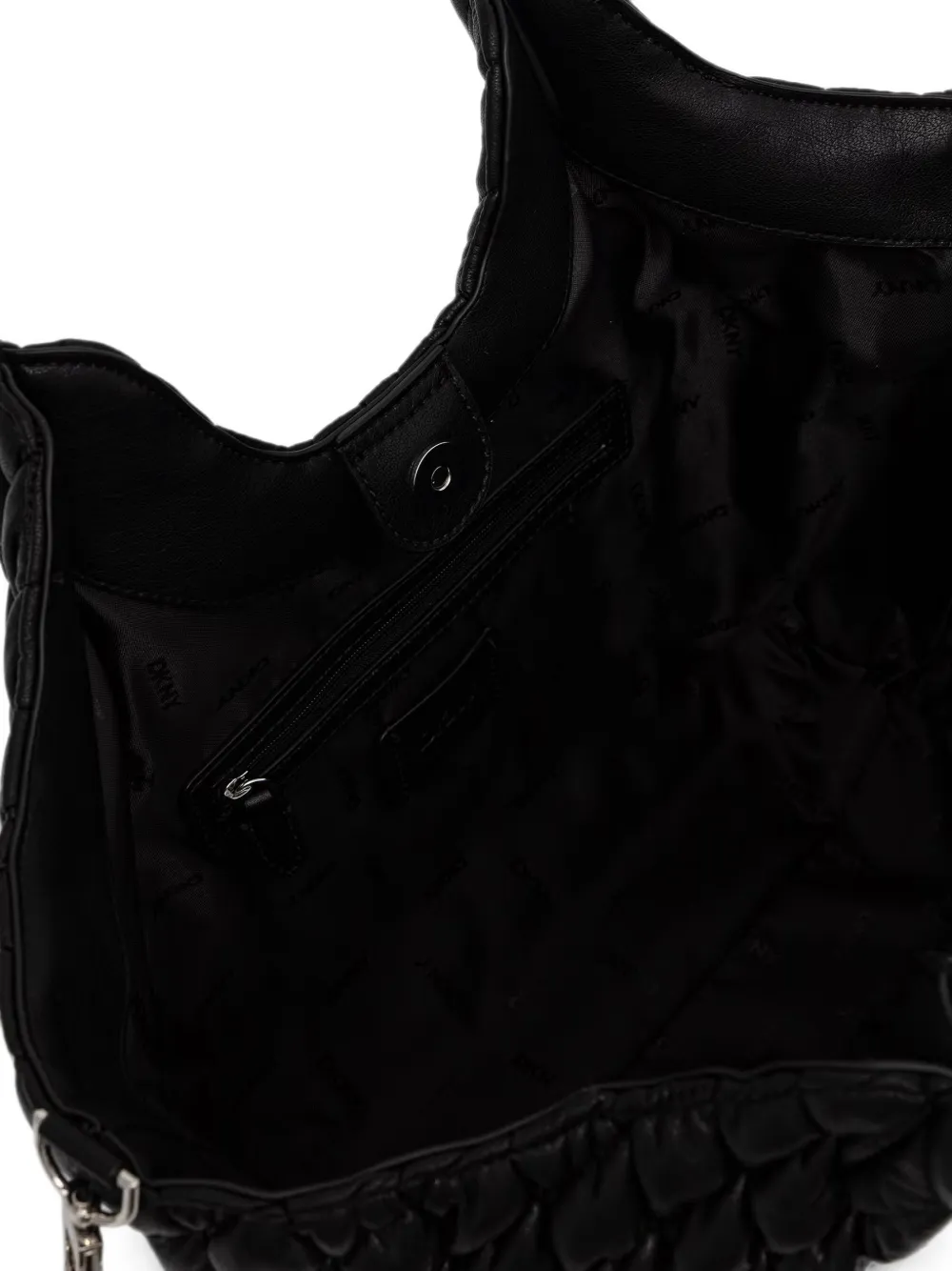 DKNY Paula gewatteerde shopper met logolabel Zwart