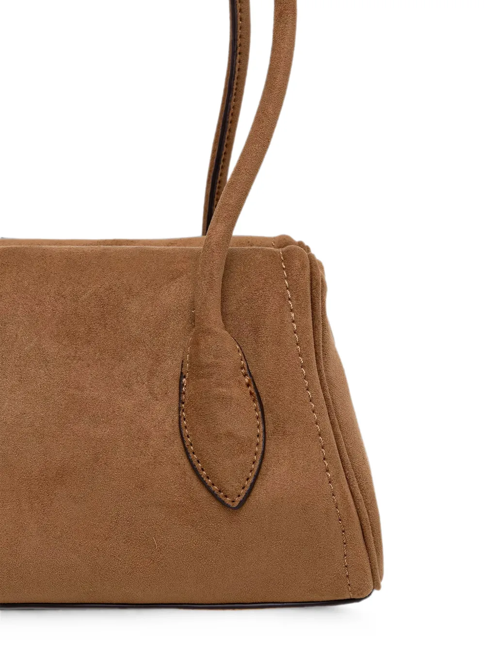 DKNY Shopper met teddybeer-bedel en logo-plakkaat Bruin