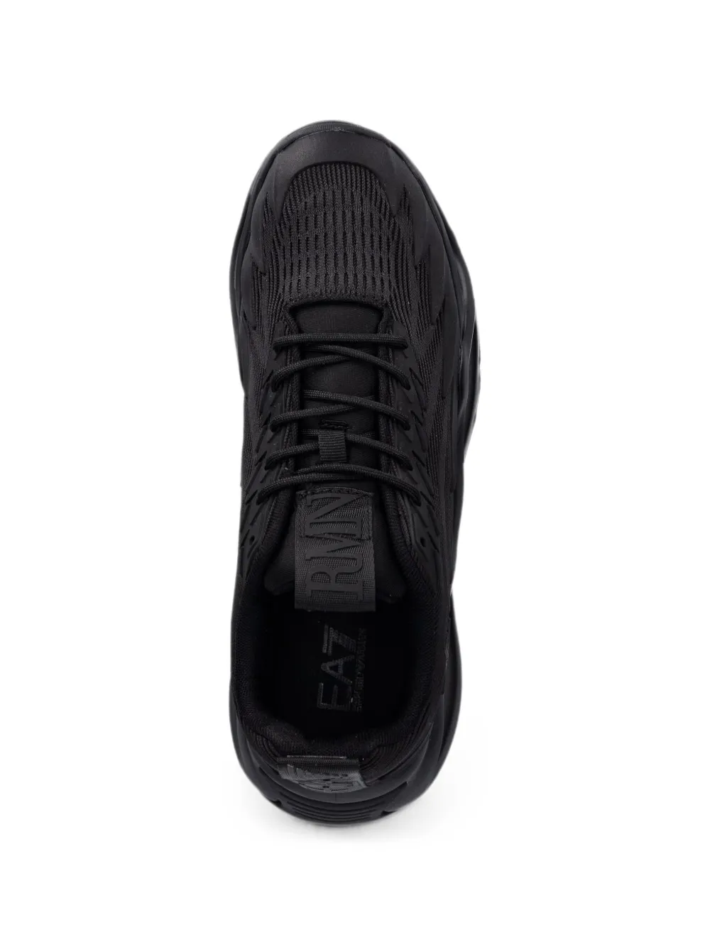 Ea7 Emporio Armani Infinity Venom lace-up sneakers Zwart