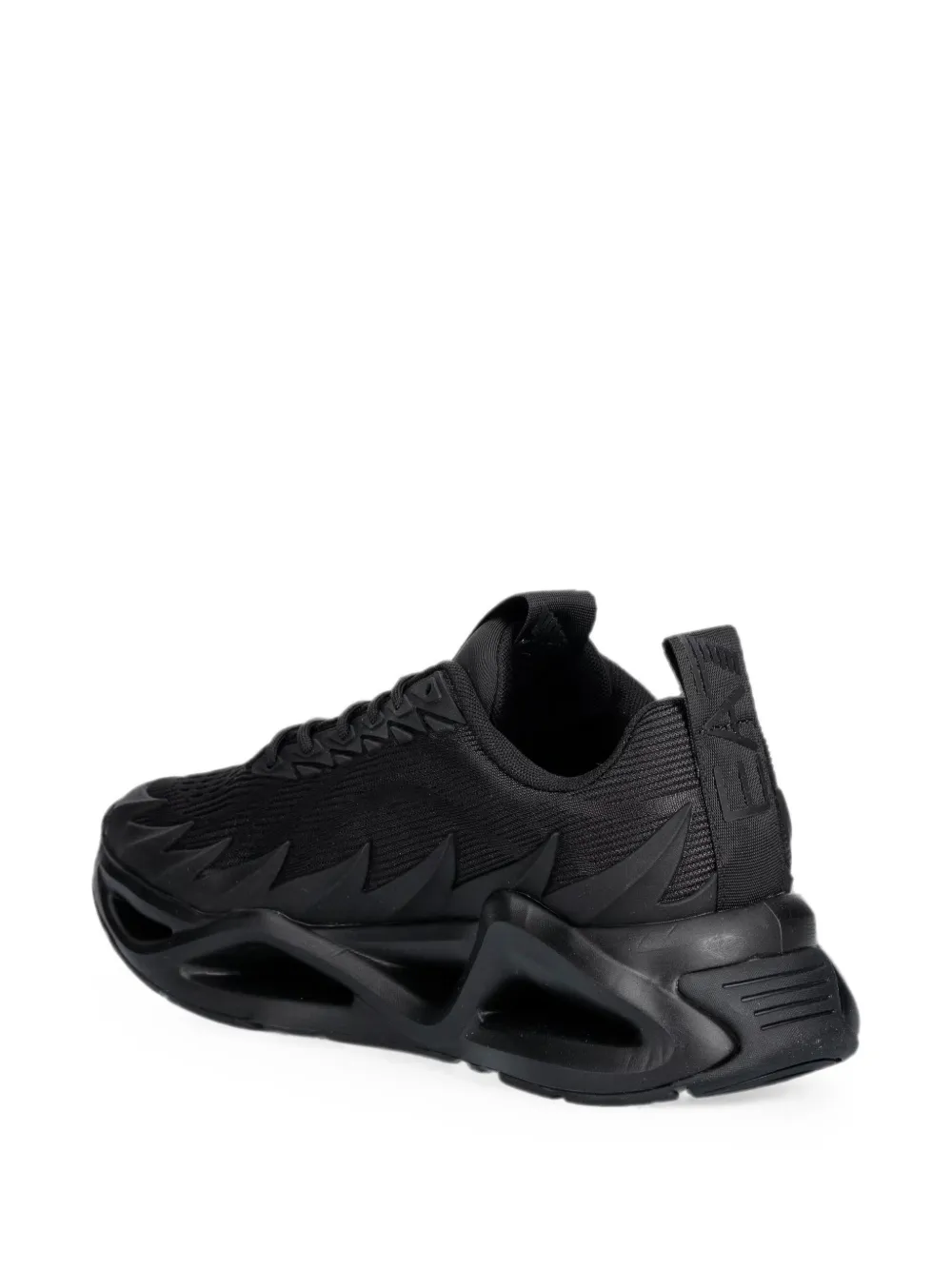 Ea7 Emporio Armani Infinity Venom lace-up sneakers Zwart