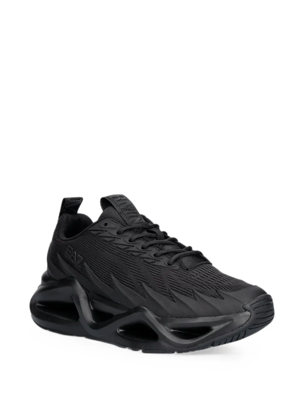 Ea7 Emporio Armani Infinity Venom lace-up sneakers Zwart