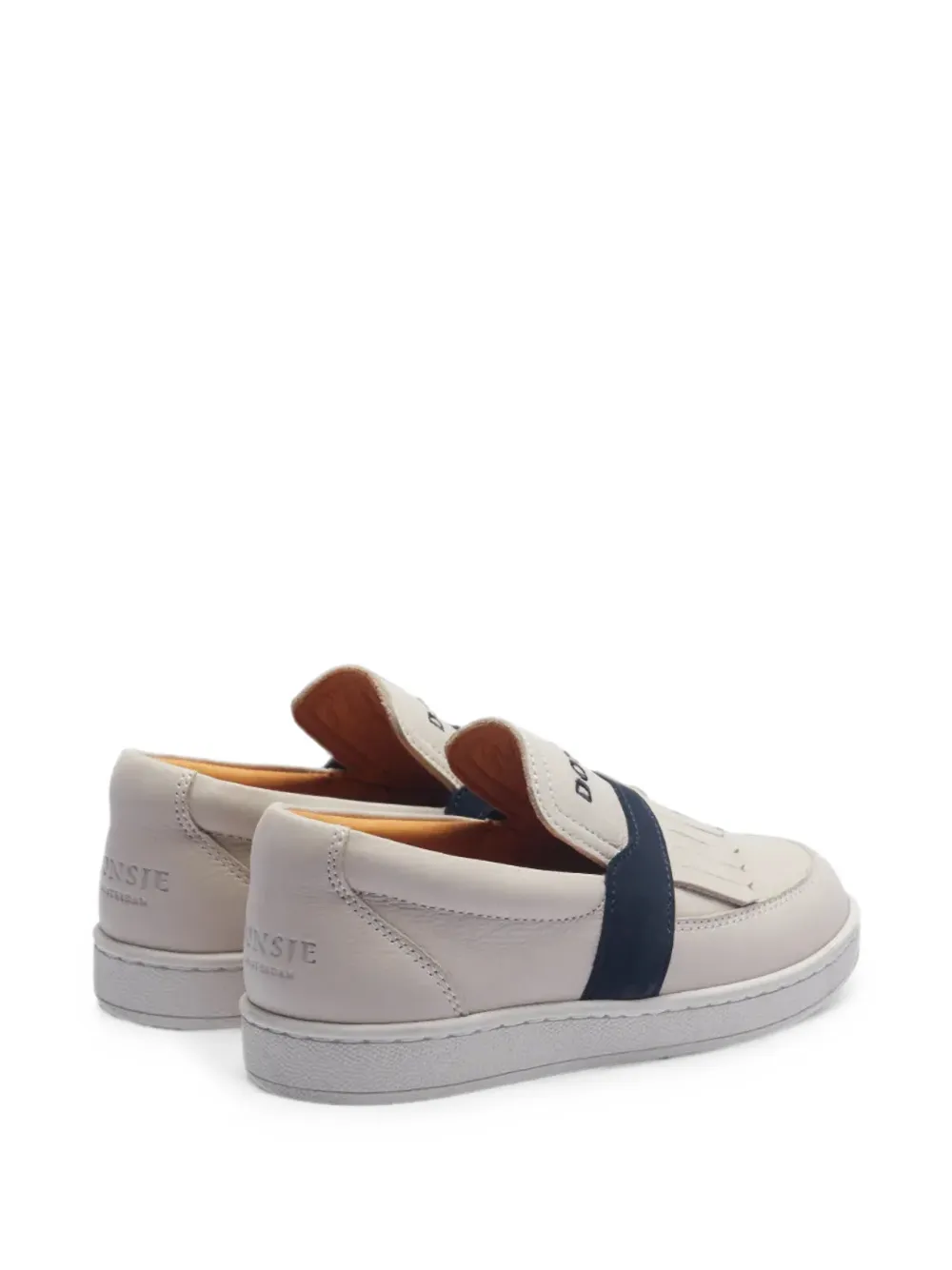 Donsje Kieran fringed leather loafers Beige