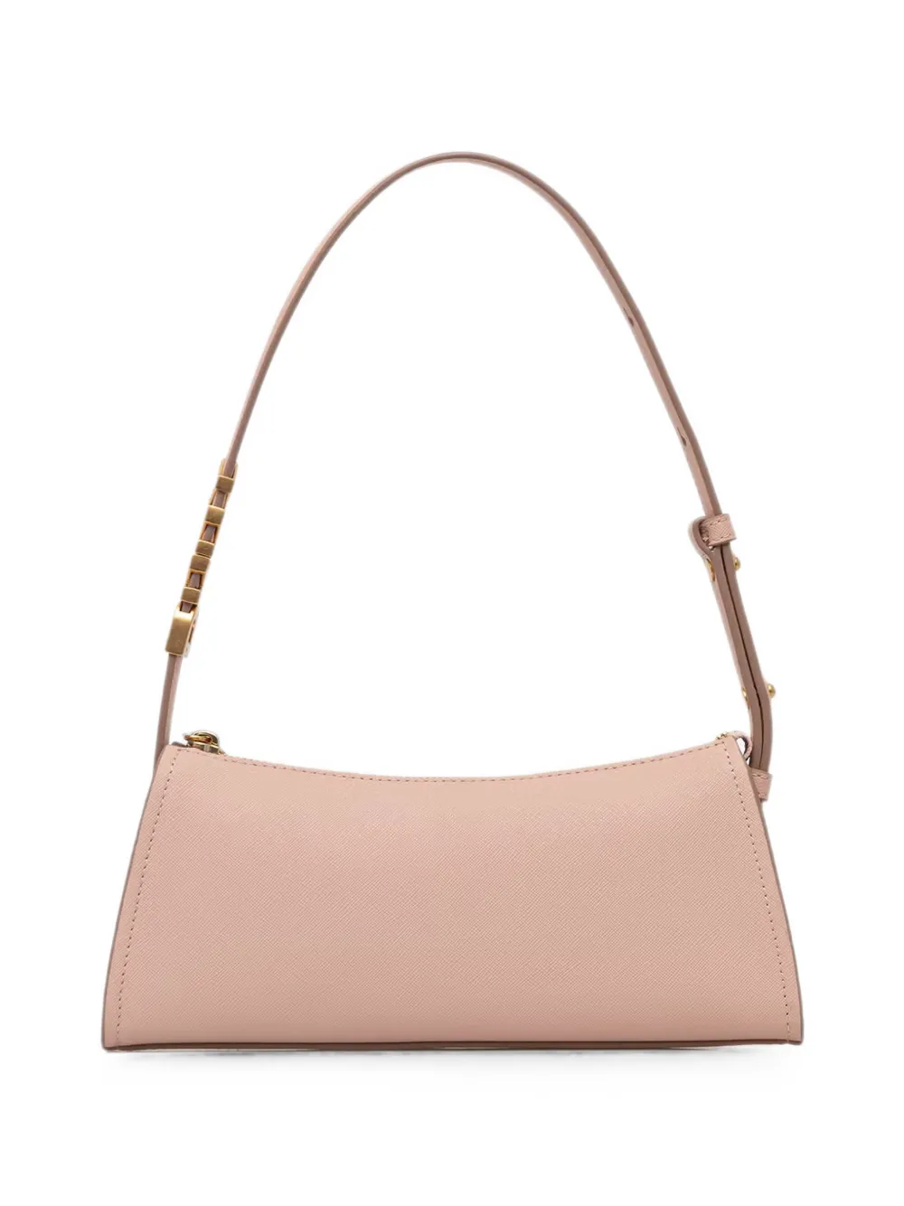DKNY logo-plaque adjustable-strap shoulder bag - Rosa