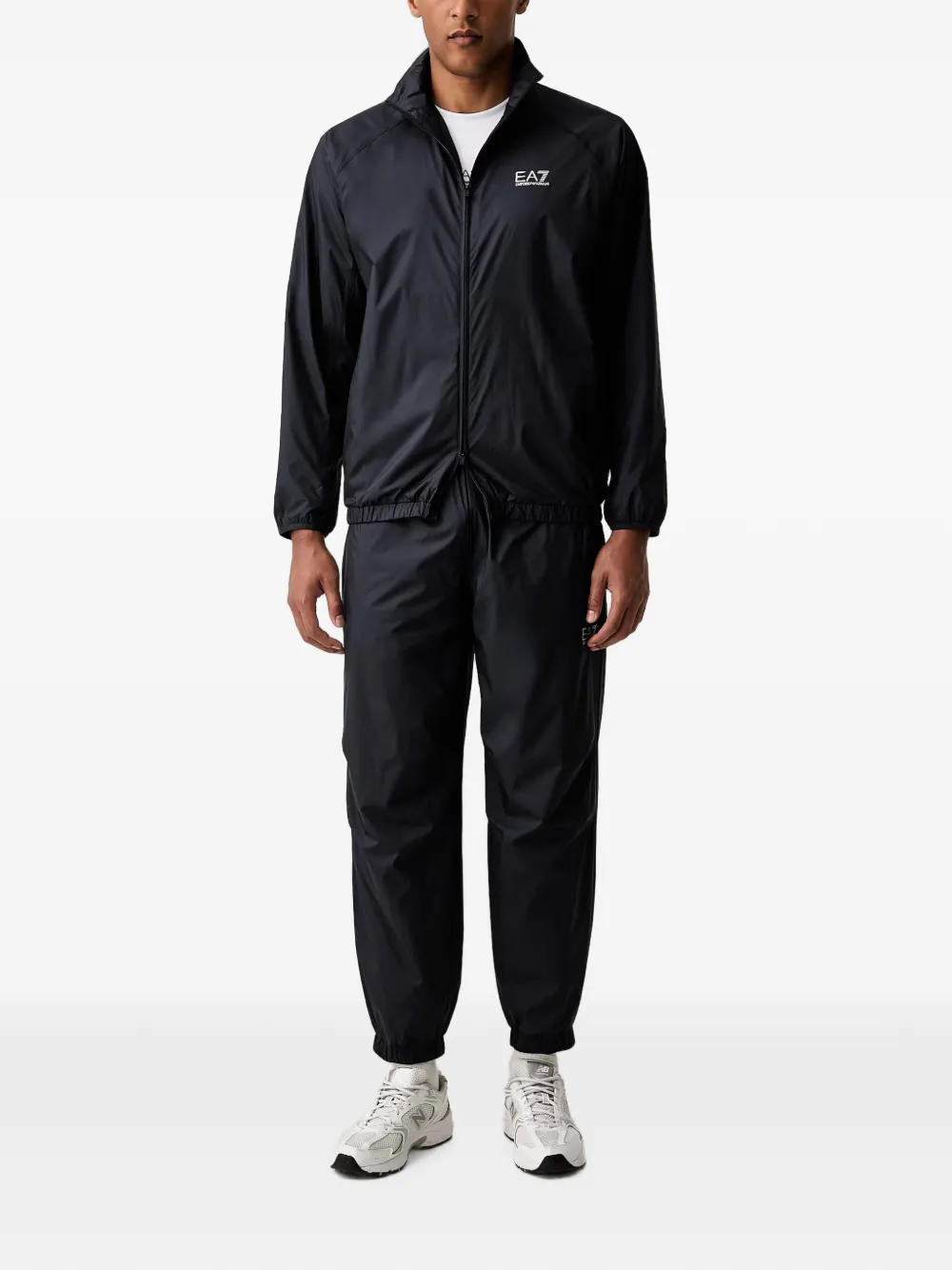 Ea7 Emporio Armani Tuta sportiva con stampa - Blu
