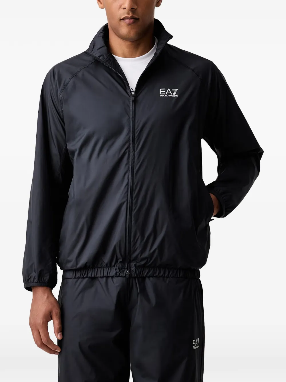 Ea7 Emporio Armani Trainingspak met logoprint Blauw