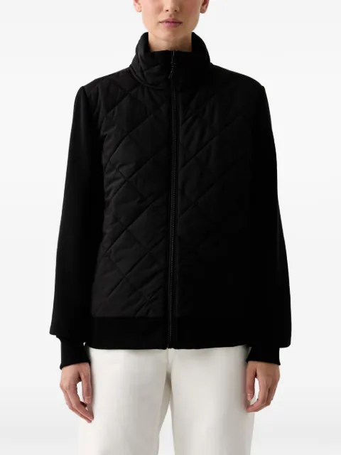 DKNY quilted panelled jacket