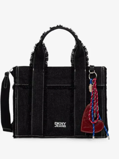 DKNY cabas en jean à bords francs