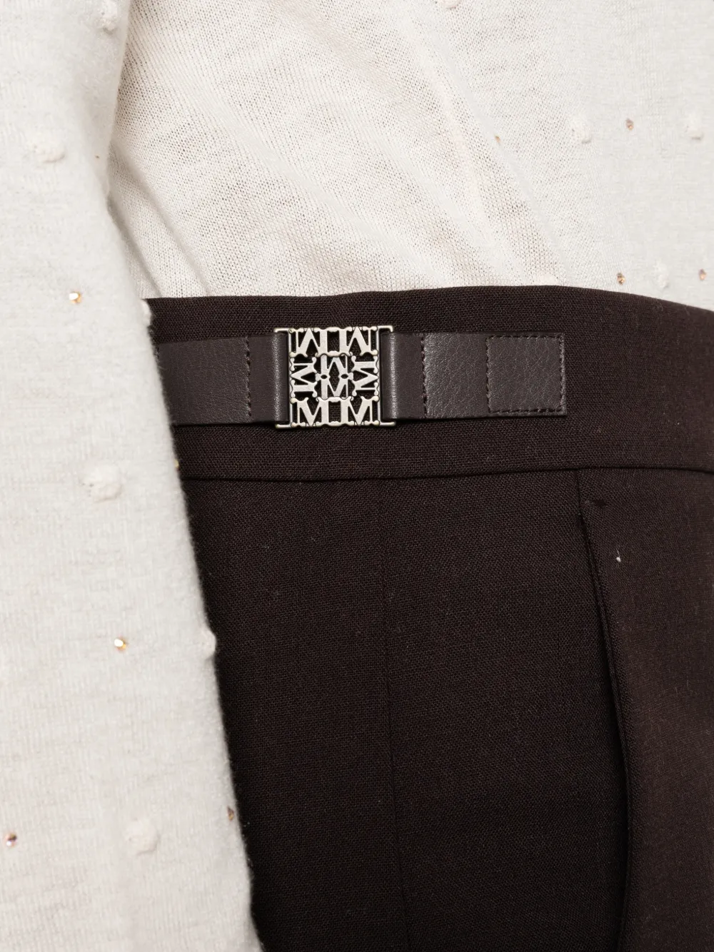 Max Mara Geplooide broek Bruin