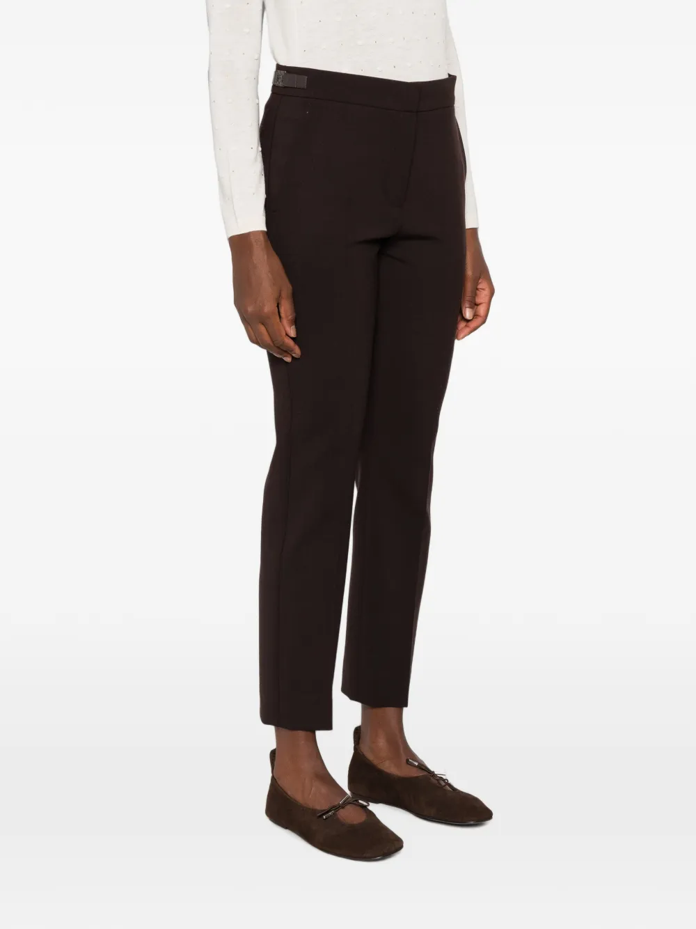 Max Mara Geplooide broek Bruin