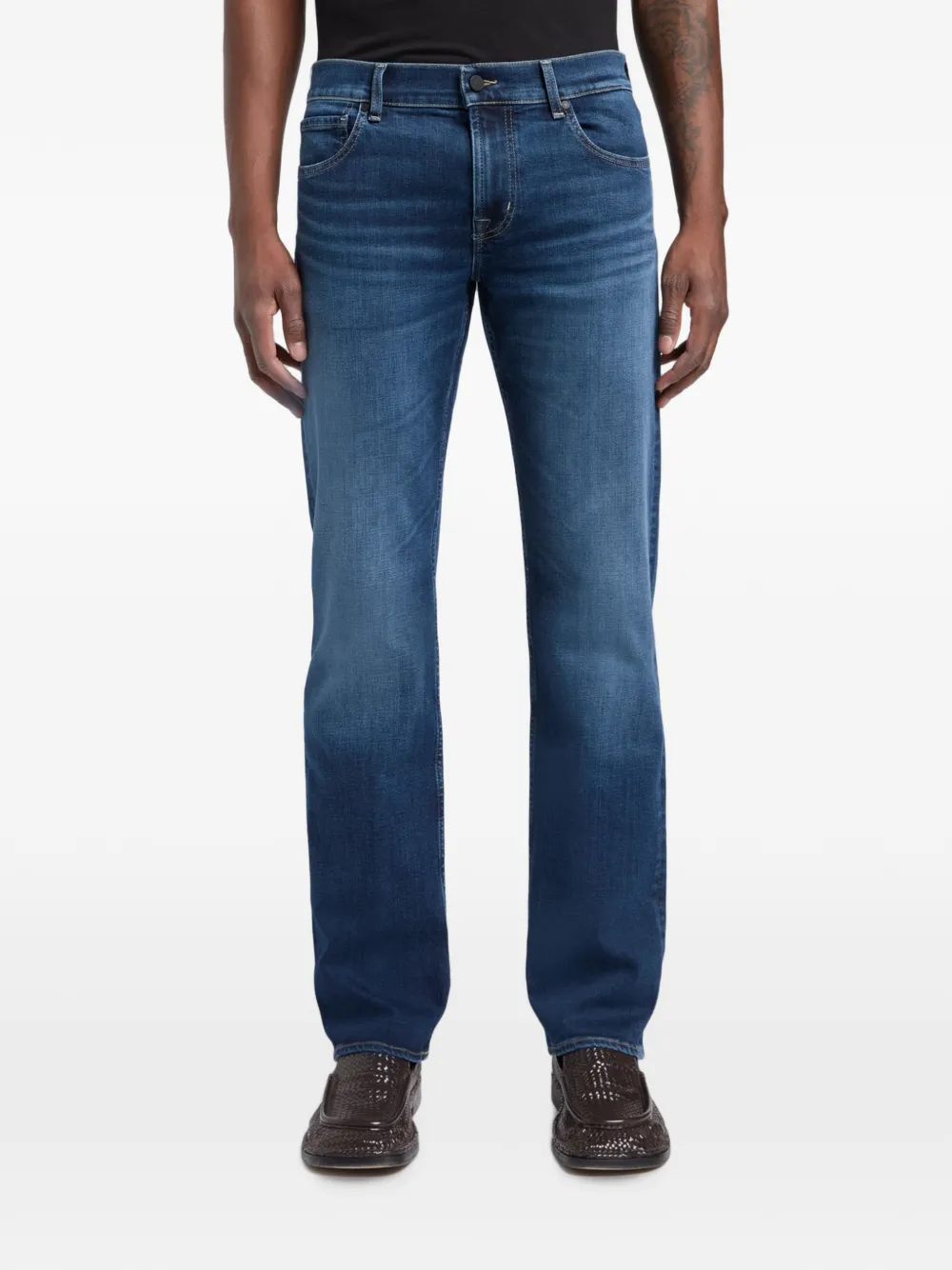 7 For All Mankind Standard straight-leg jeans - Blau