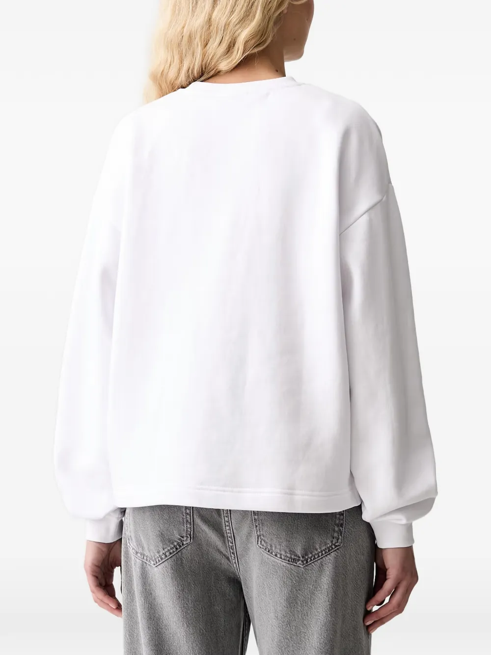 Karl Lagerfeld Jeans Sweater met logoprint Wit