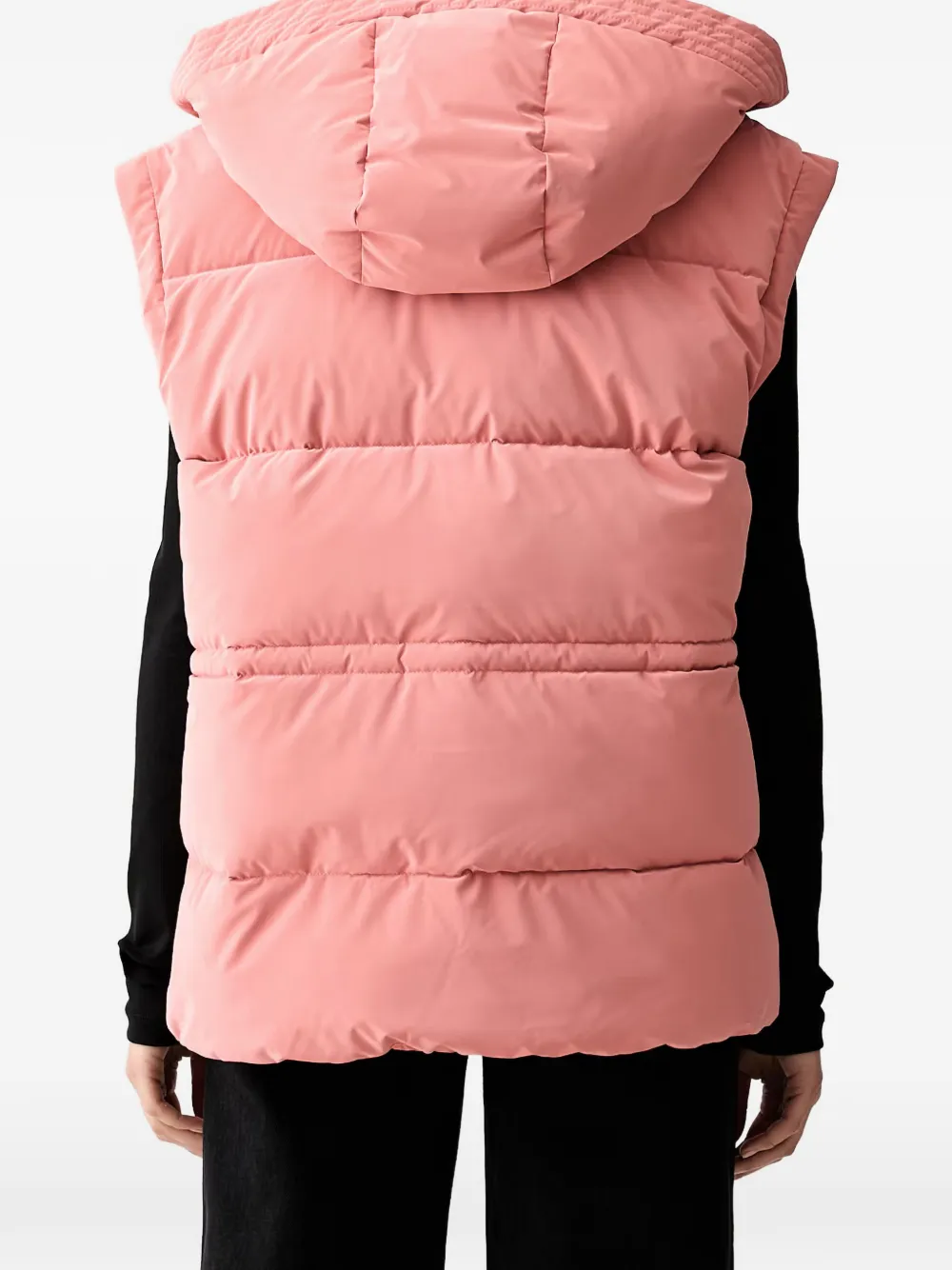 Karl Lagerfeld Jeans Bodywarmer met capuchon Roze