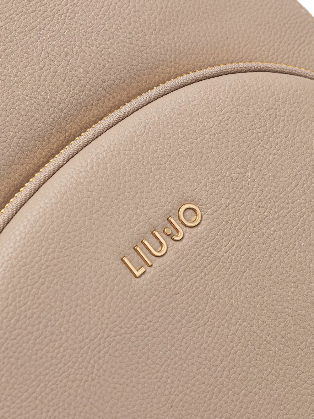 LIU JO Rugzak met logo-plakkaat en textuur Beige