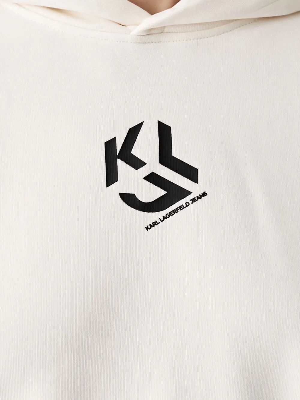 Karl Lagerfeld Jeans Hoodie met logoprint Wit