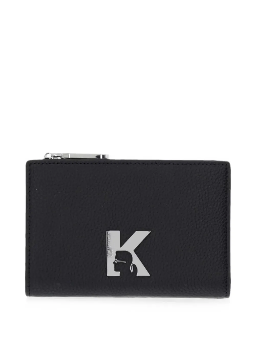 Karl Lagerfeld Jeans logo-plaque bifold wallet - Nero
