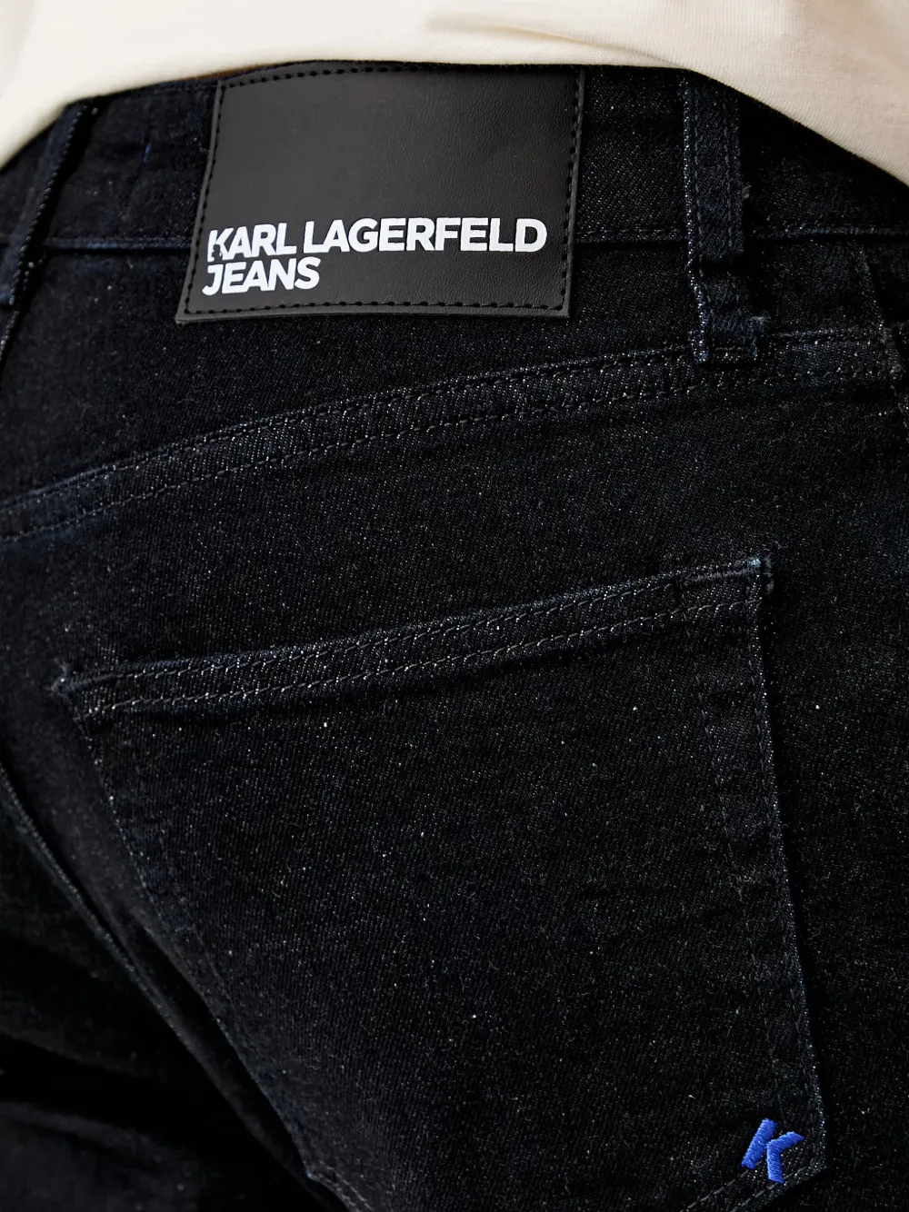 Karl Lagerfeld Jeans Straight jeans Zwart