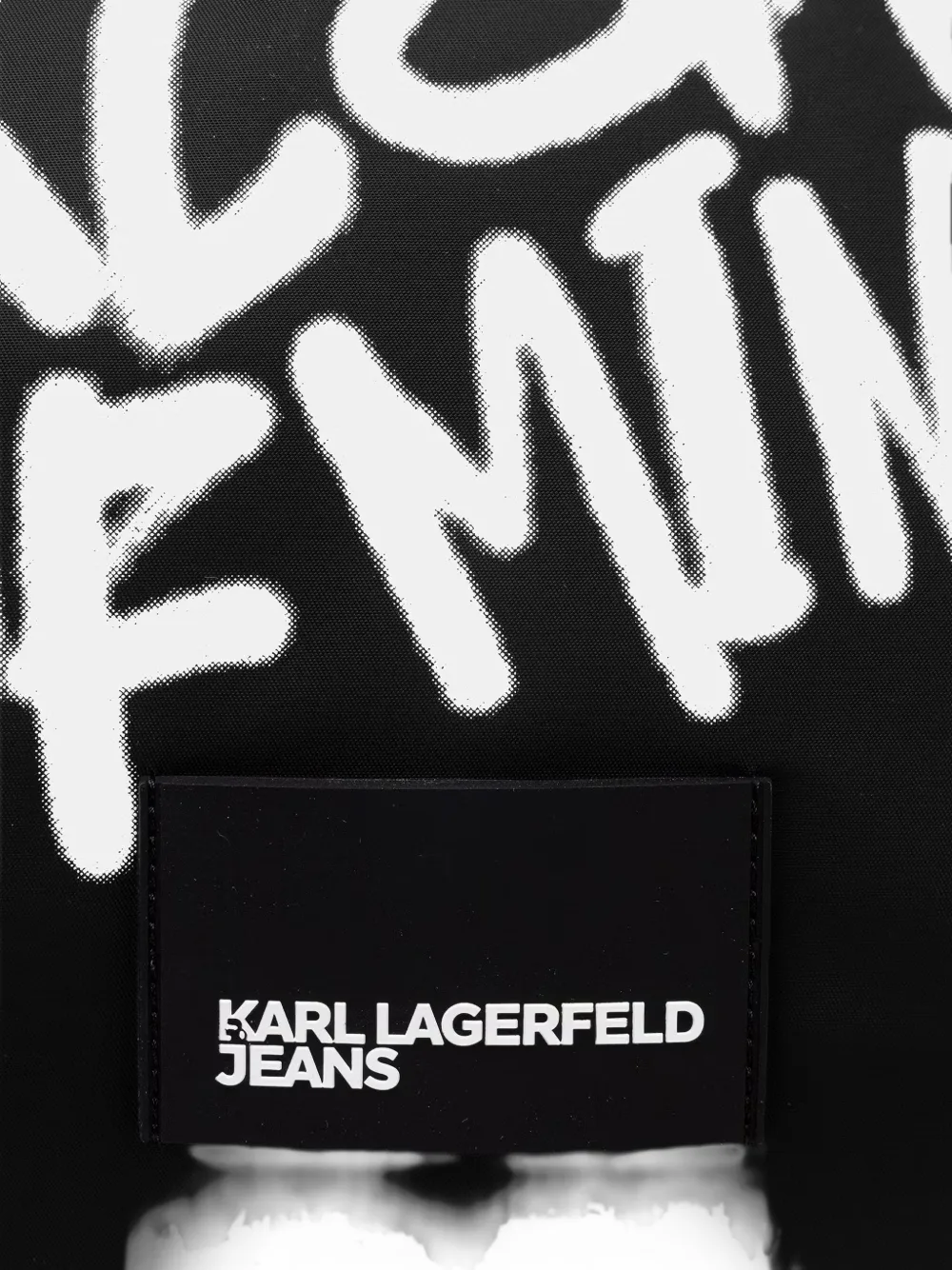 Karl Lagerfeld Jeans Shopper met logoprint Zwart