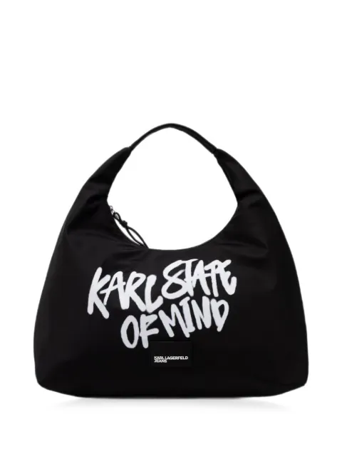 Karl Lagerfeld Jeans logo-print tote bag