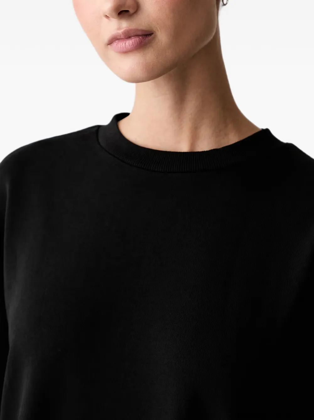 Karl Lagerfeld Jeans Mini-jurk met logo-print en plooien Zwart