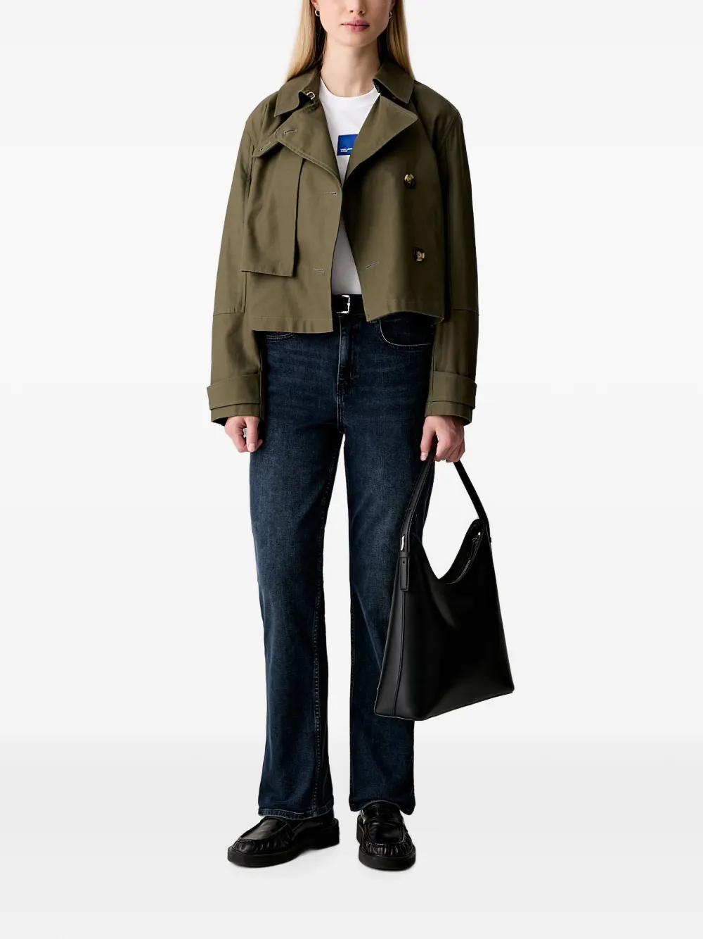 Karl Lagerfeld Jeans Straight jeans Blauw