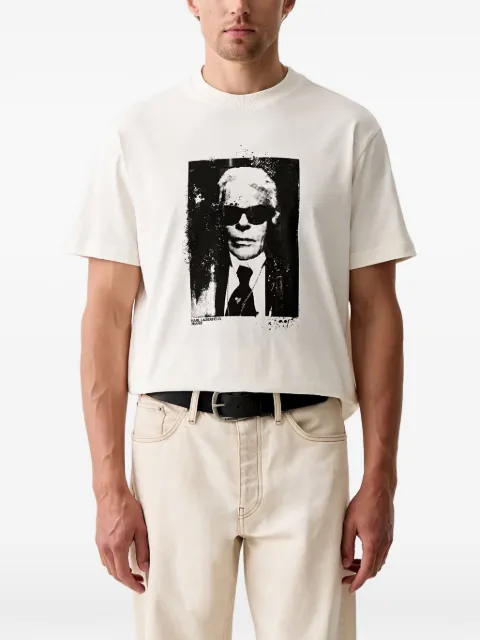 Karl Lagerfeld Jeans T-shirt girocollo con stampa