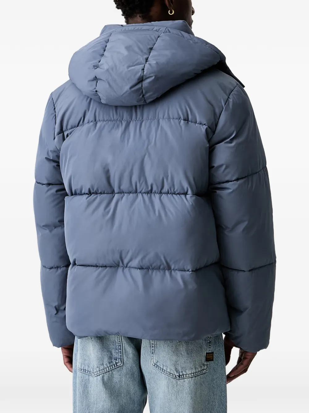 Karl Lagerfeld Jeans Gewatteerd jack met capuchon Blauw