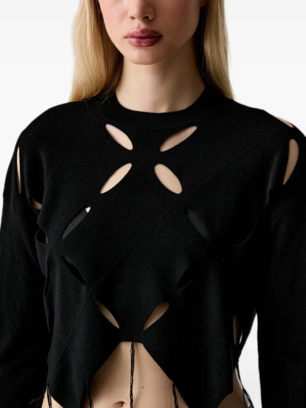 Karl Lagerfeld Jeans Uitgesneden top Zwart