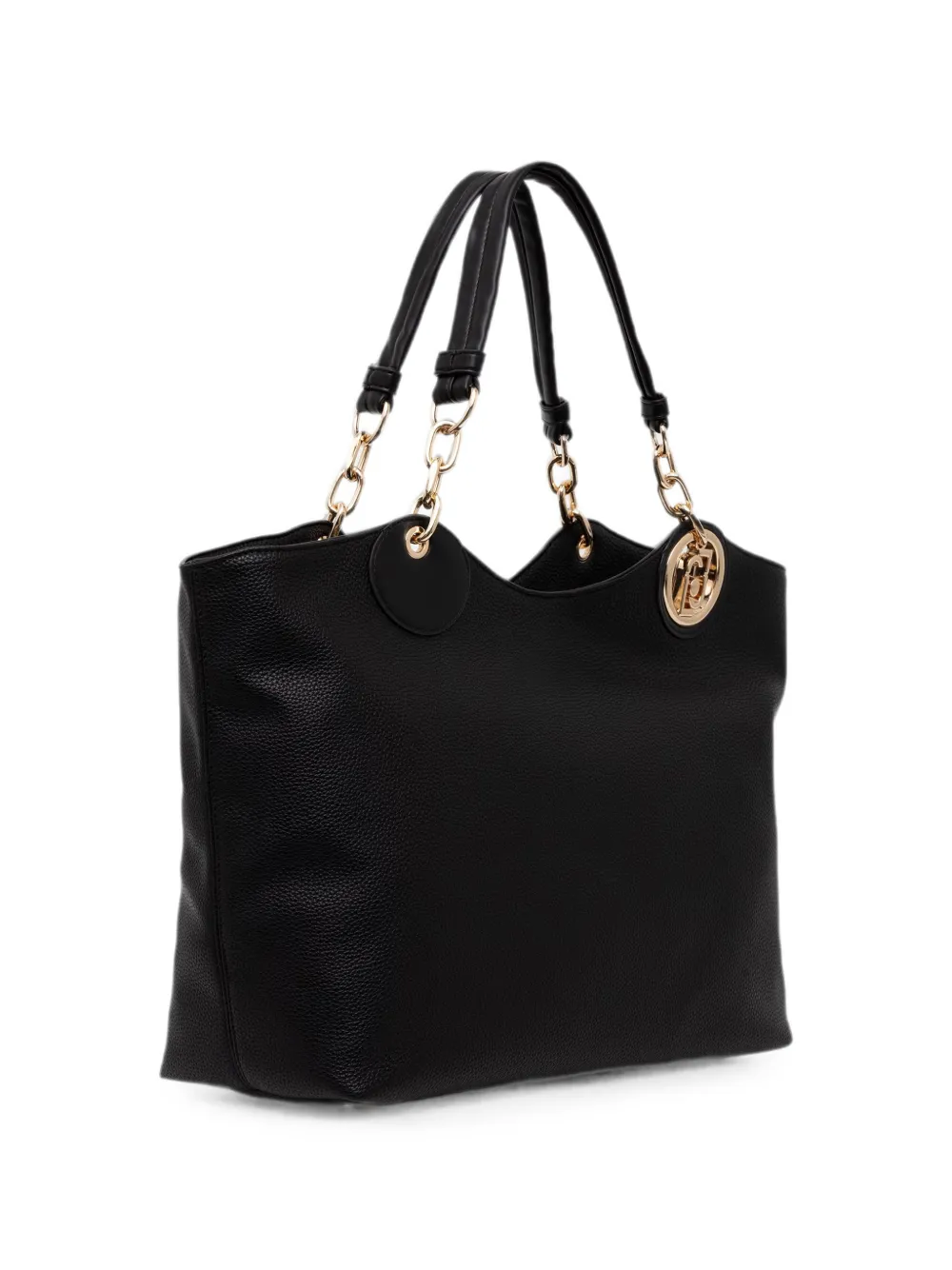 LIU JO Shopper met logoplakkaat Zwart