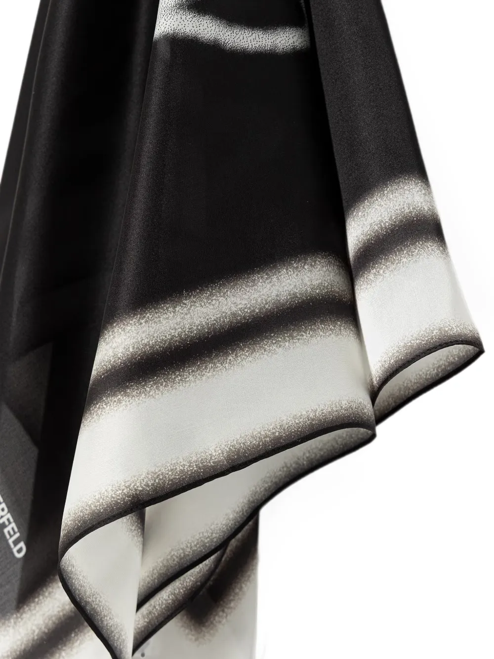 Karl Lagerfeld Jeans Sjaal met graffiti-print Zwart