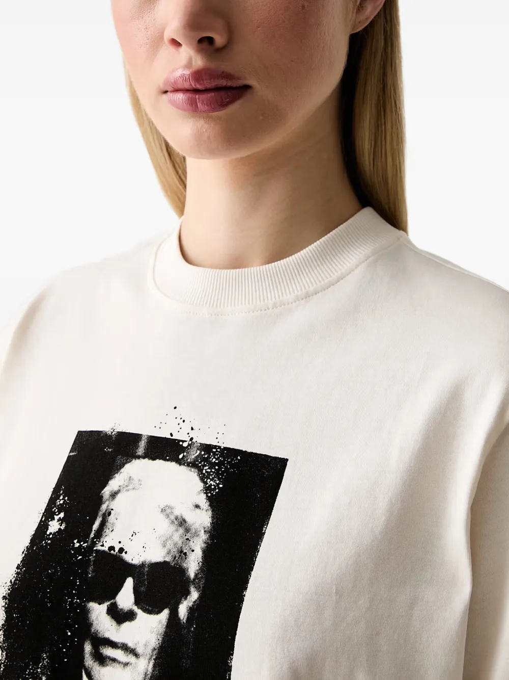 Karl Lagerfeld Jeans Karl T-shirt met grafische print Wit