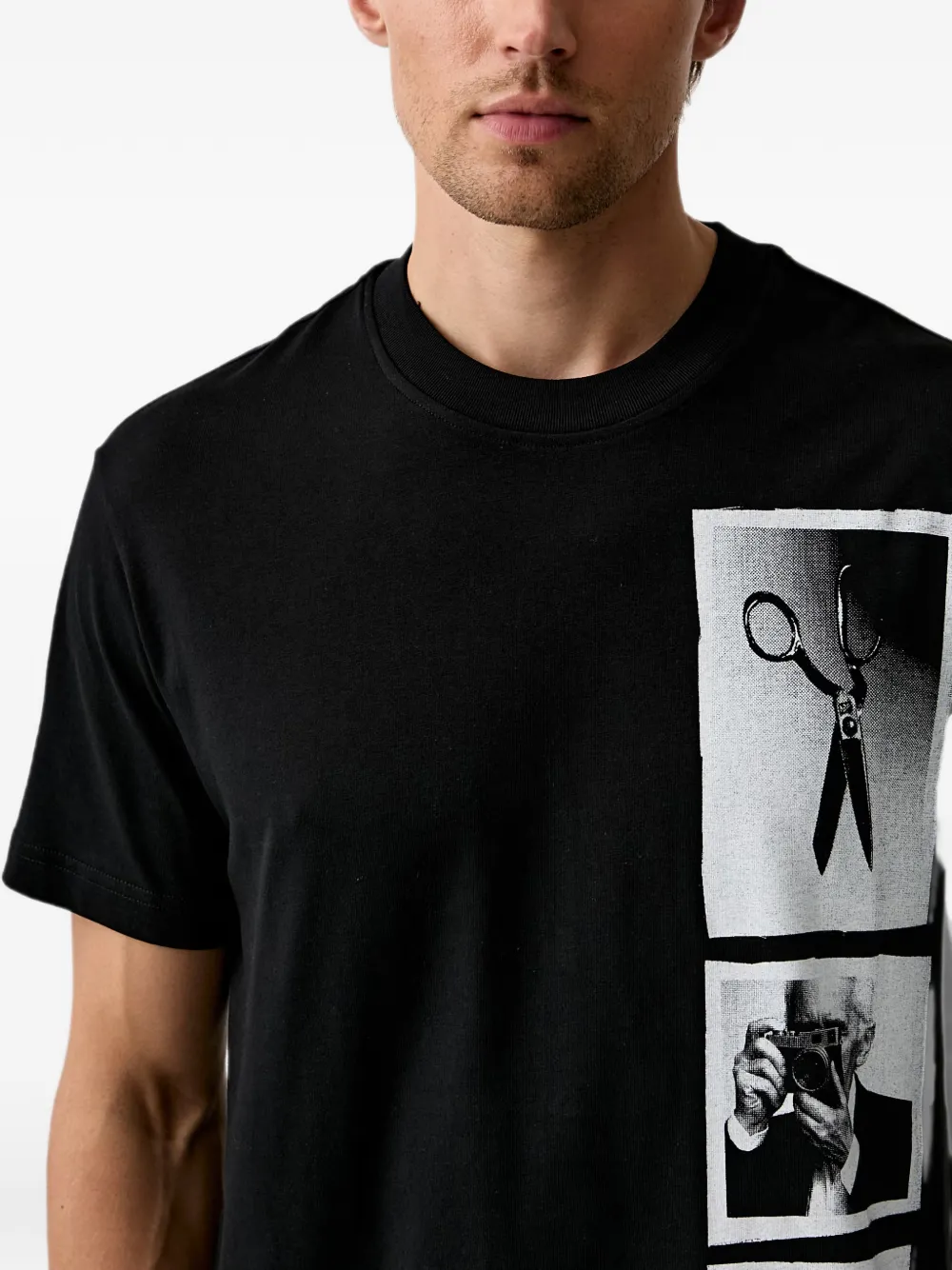 Karl Lagerfeld Jeans T-shirt met print Zwart