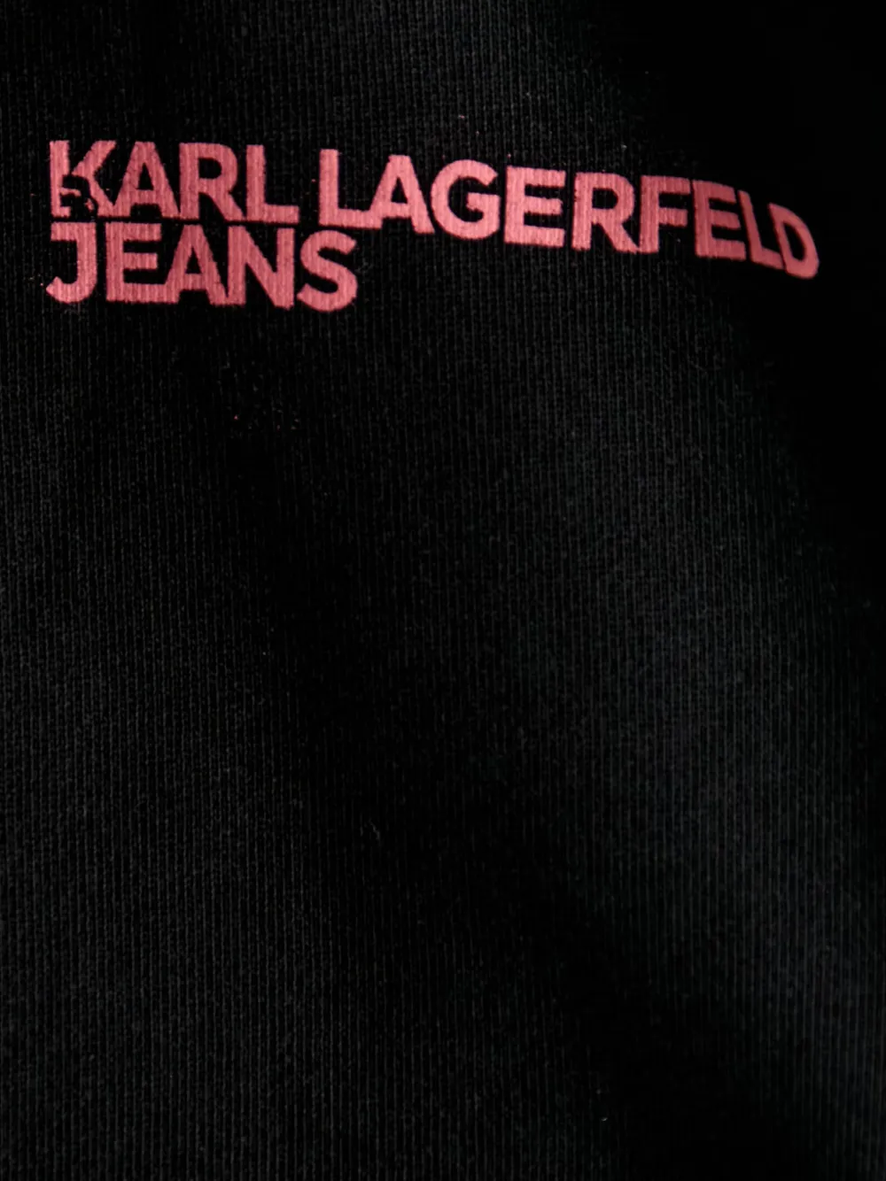 Karl Lagerfeld Jeans Sweater met logoprint Zwart