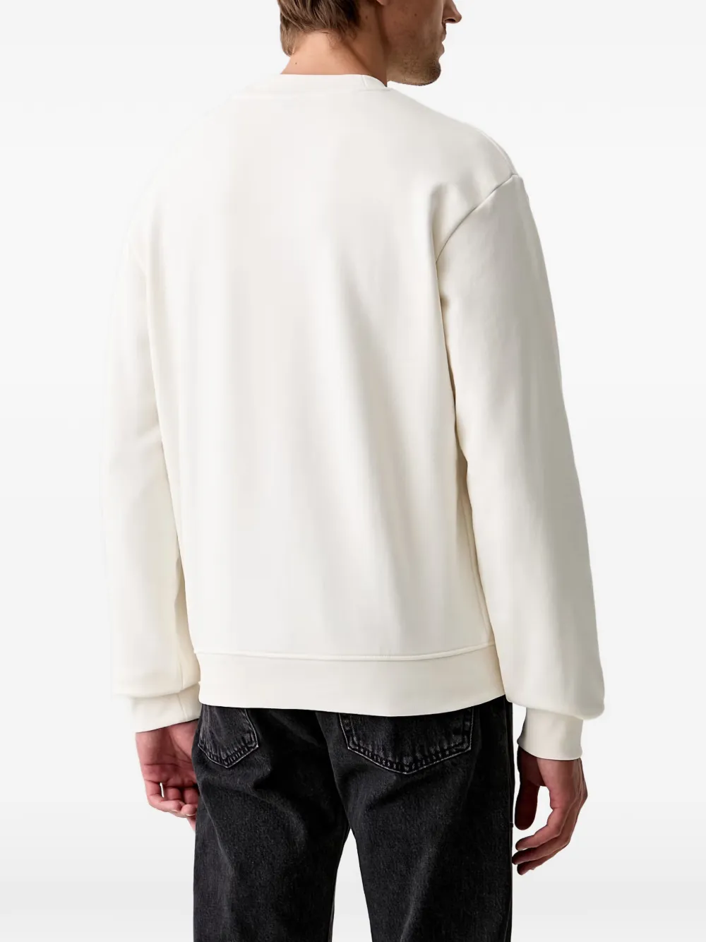 Karl Lagerfeld Jeans Sweater met logoprint Wit