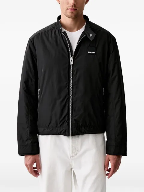 Karl Lagerfeld Jeans logo-patch quilted-panel jacket