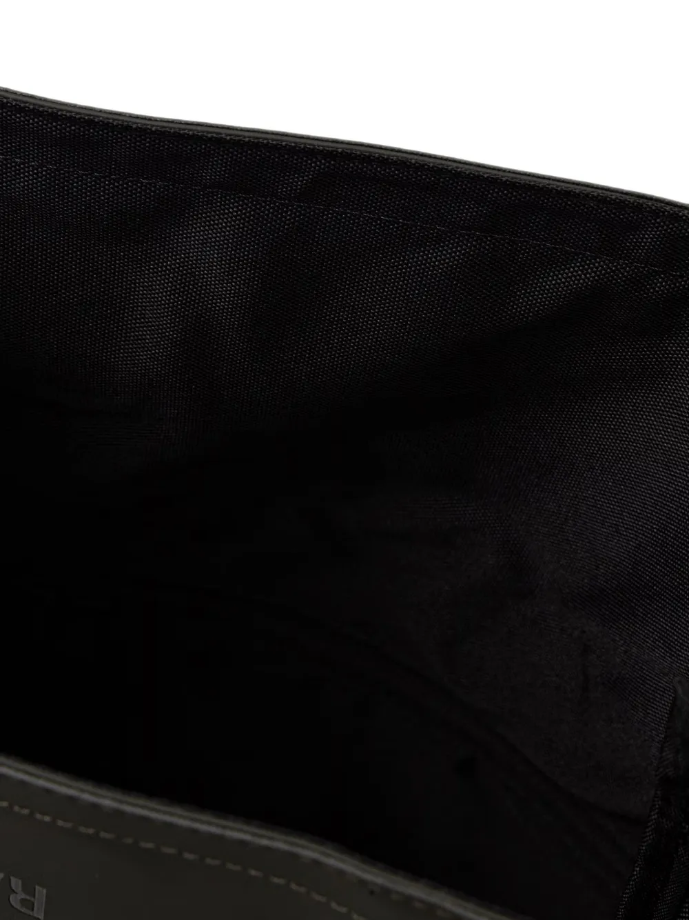 Rains 2 Way Foldover-top Backpack In Black