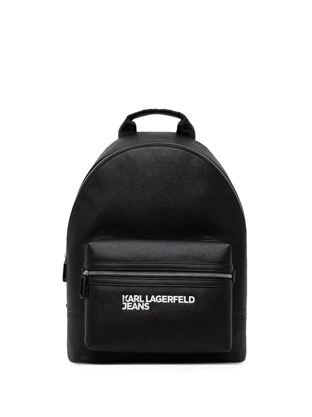 Karl Lagerfeld Jeans logo-print zip-around backpack - Nero