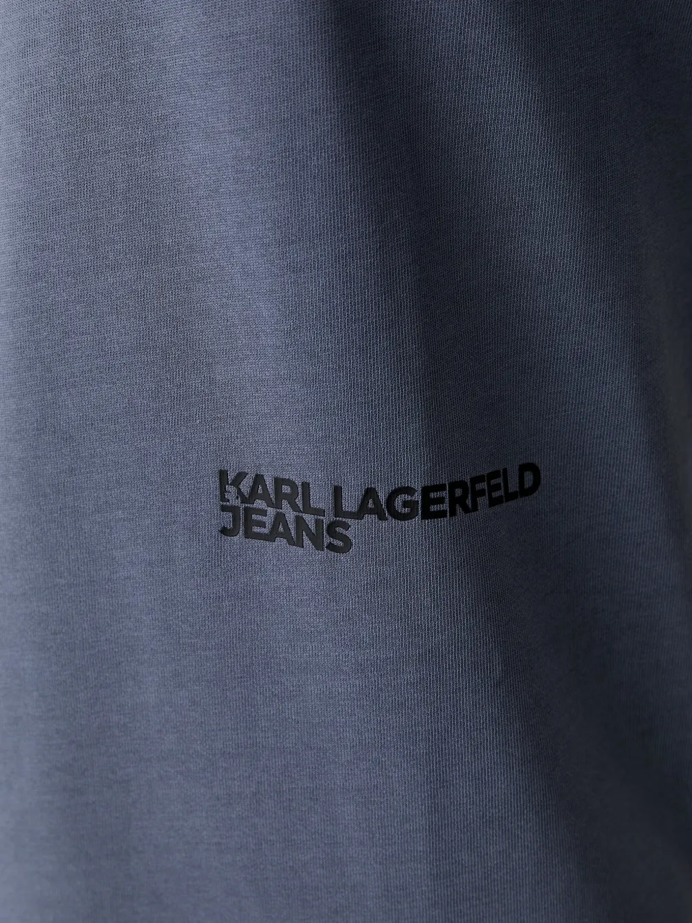 Karl Lagerfeld Jeans T-shirt met logoprint Blauw