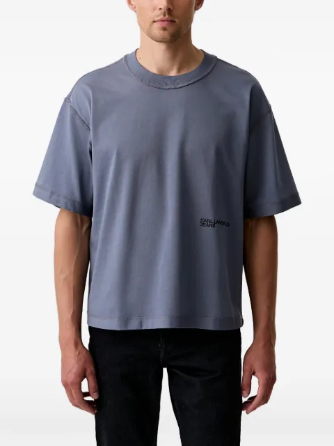Karl Lagerfeld Jeans logo-print drop-shoulder T-shirt