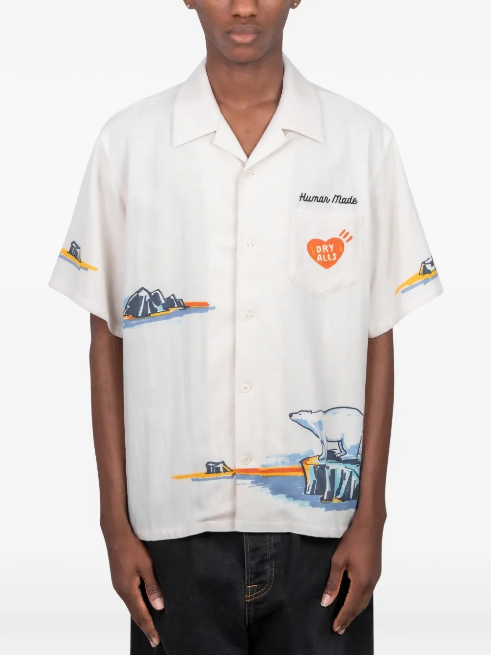 Human Made Graphic-print Shirt In White